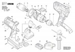 Bosch 3 601 JC1 100 Gsb 36 Ve-2-Li Cordl Perc Screwdr 36 V / Eu Spare Parts